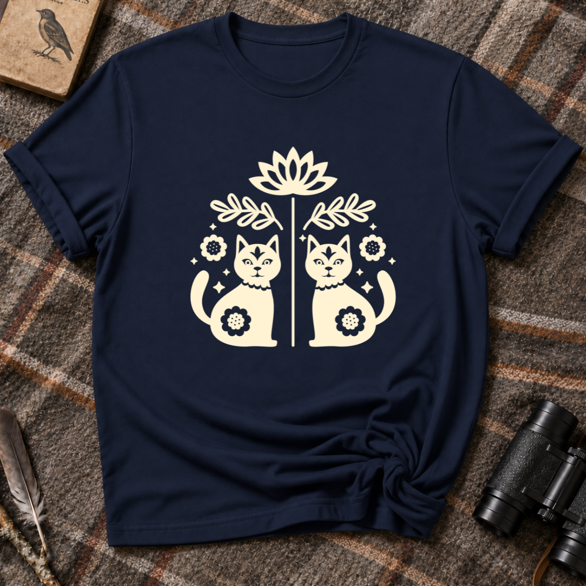 Chats en fleurs T-Shirt