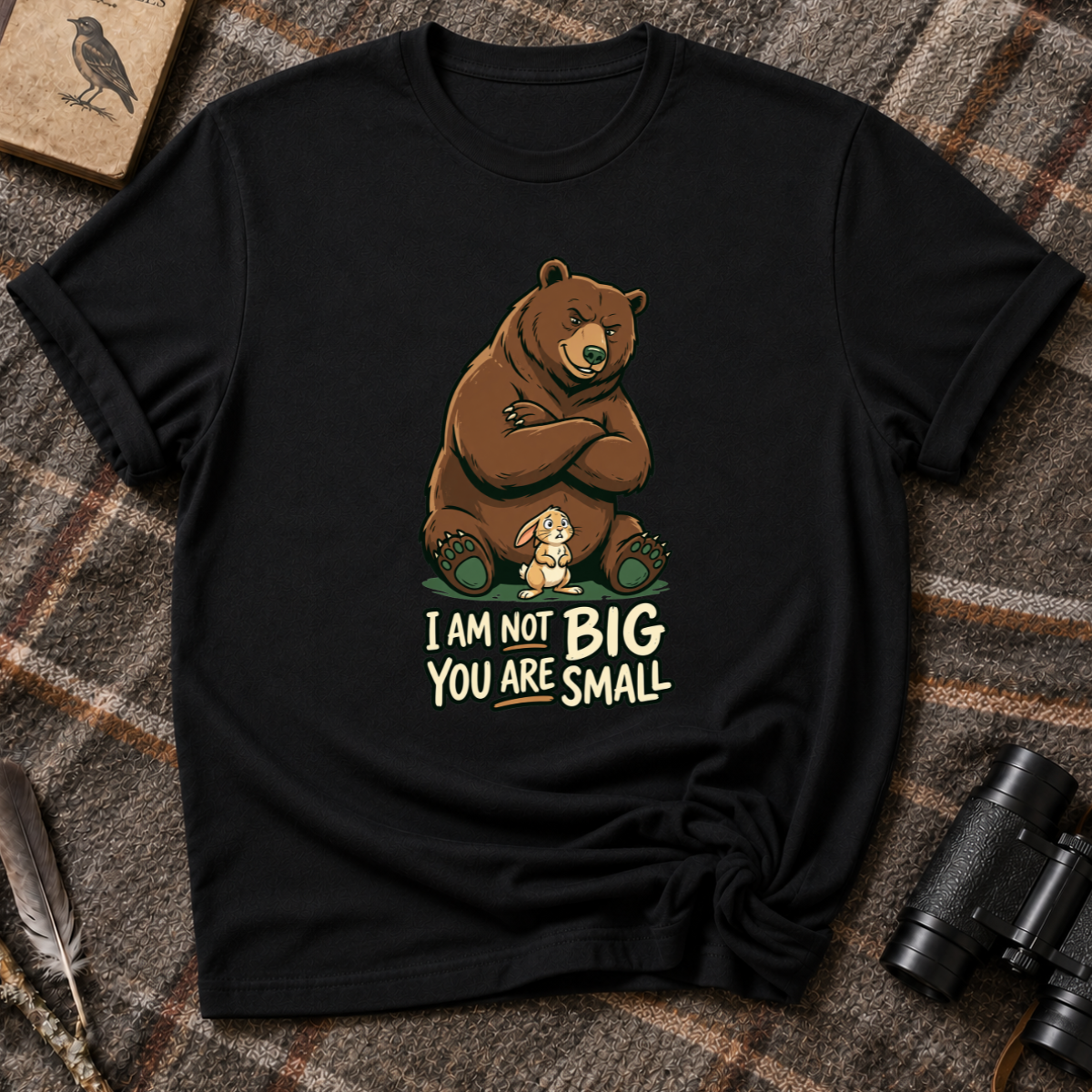 Rabbit and bear 2.0-T-Shirt