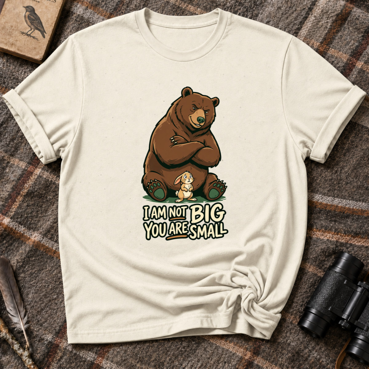 Rabbit and bear 2.0-T-Shirt