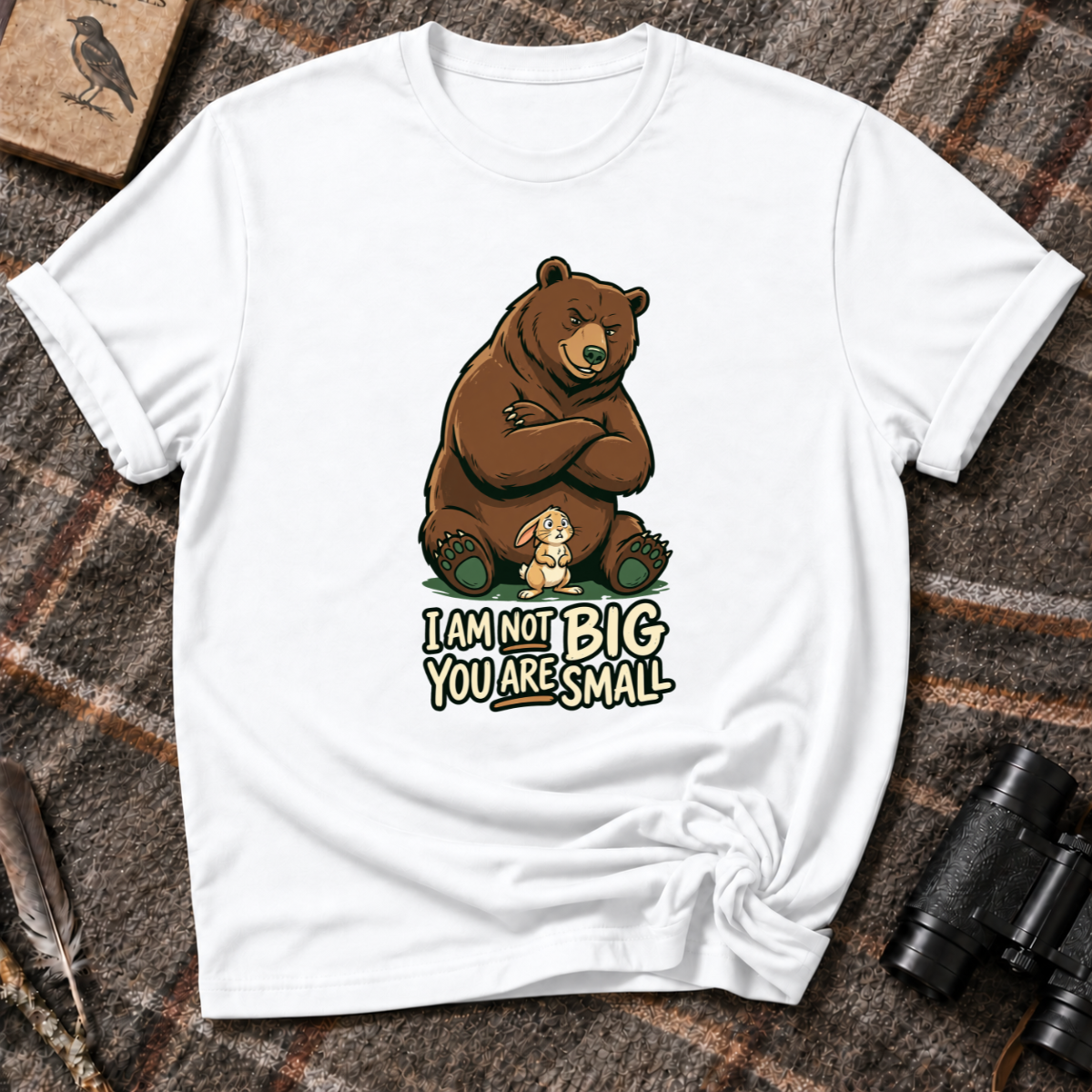 Rabbit and bear 2.0-T-Shirt