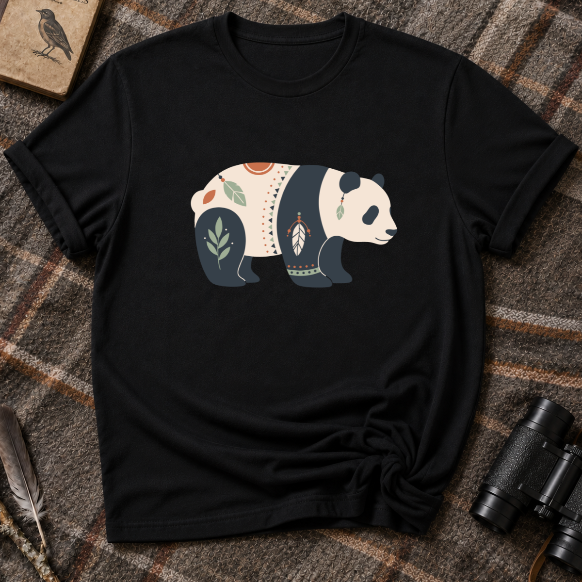 Floral Panda - T-Shirt