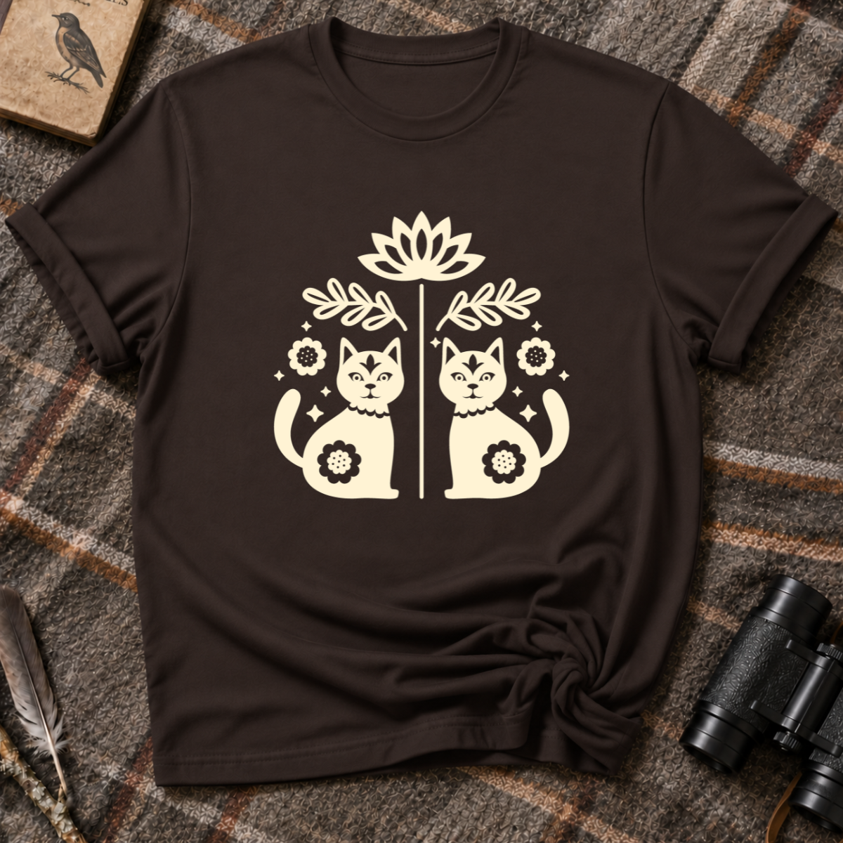 Chats en fleurs T-Shirt