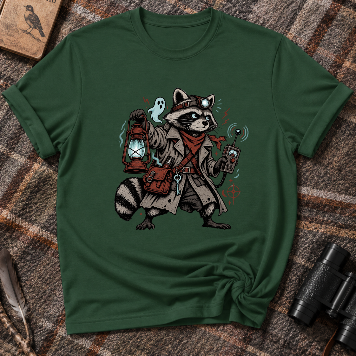Ghost Hunter Raccoon - T-Shirt