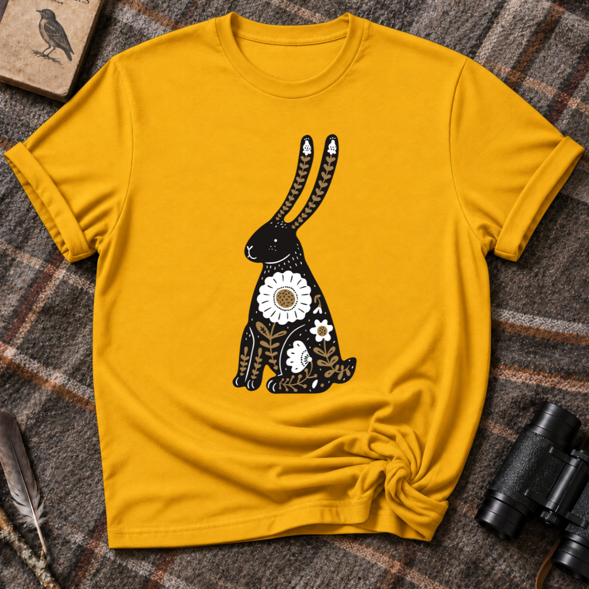 Floral Rabbit T-Shirt