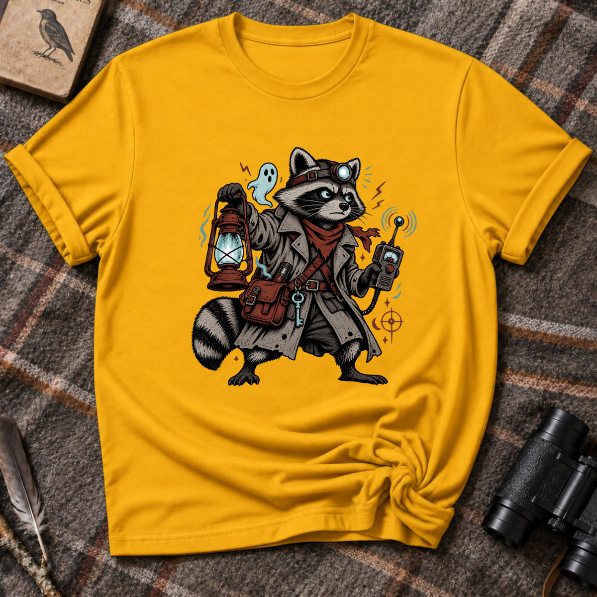 Ghost Hunter Raccoon - T-Shirt