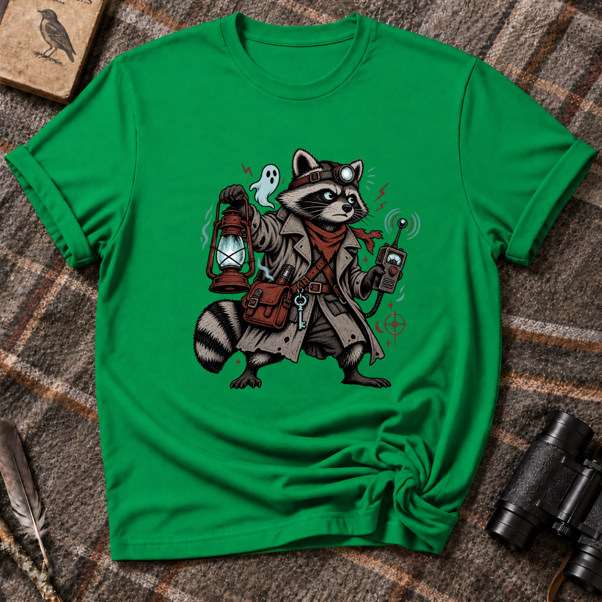 Ghost Hunter Raccoon - T-Shirt