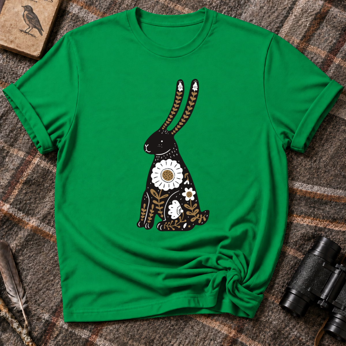 Floral Rabbit T-Shirt