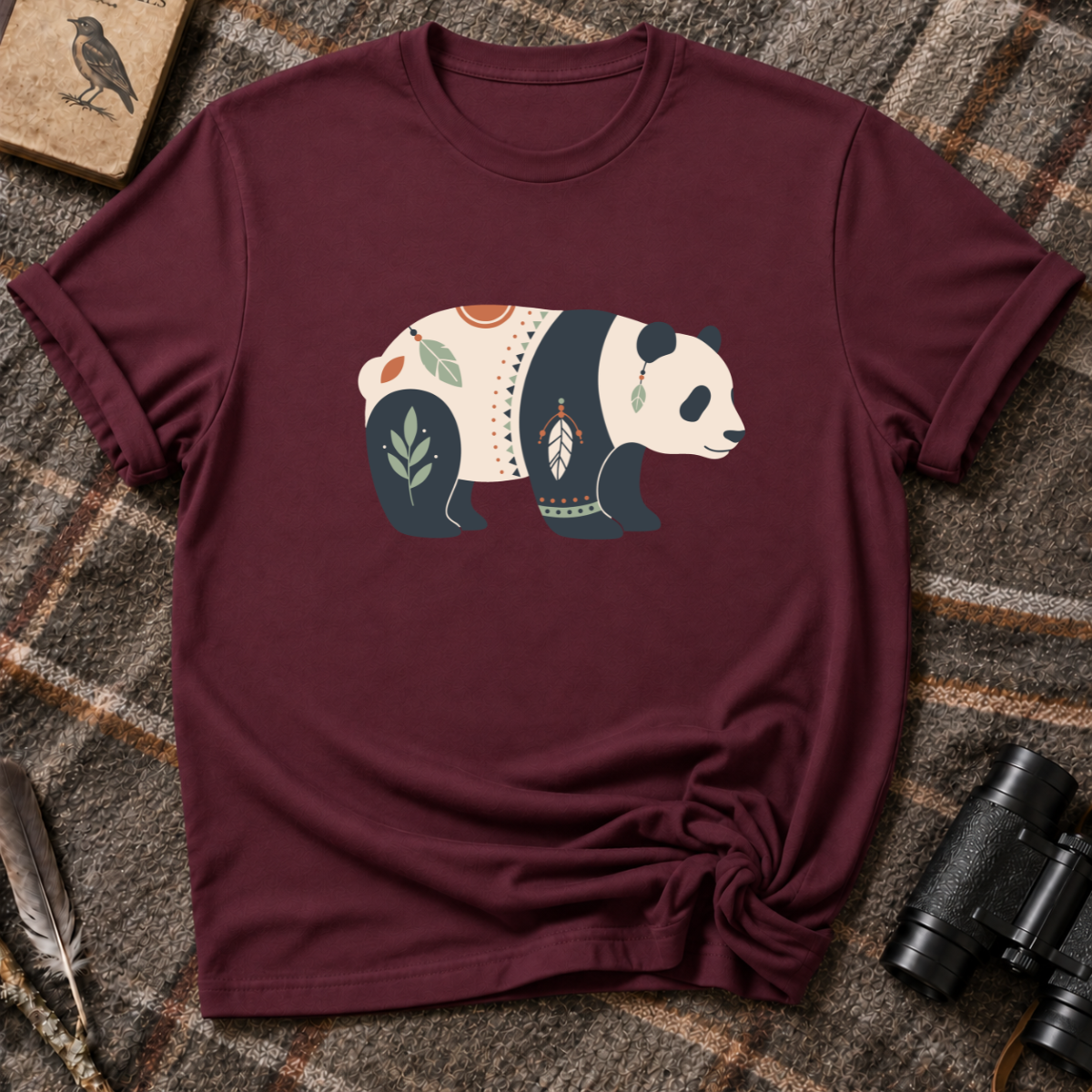 Floral Panda - T-Shirt