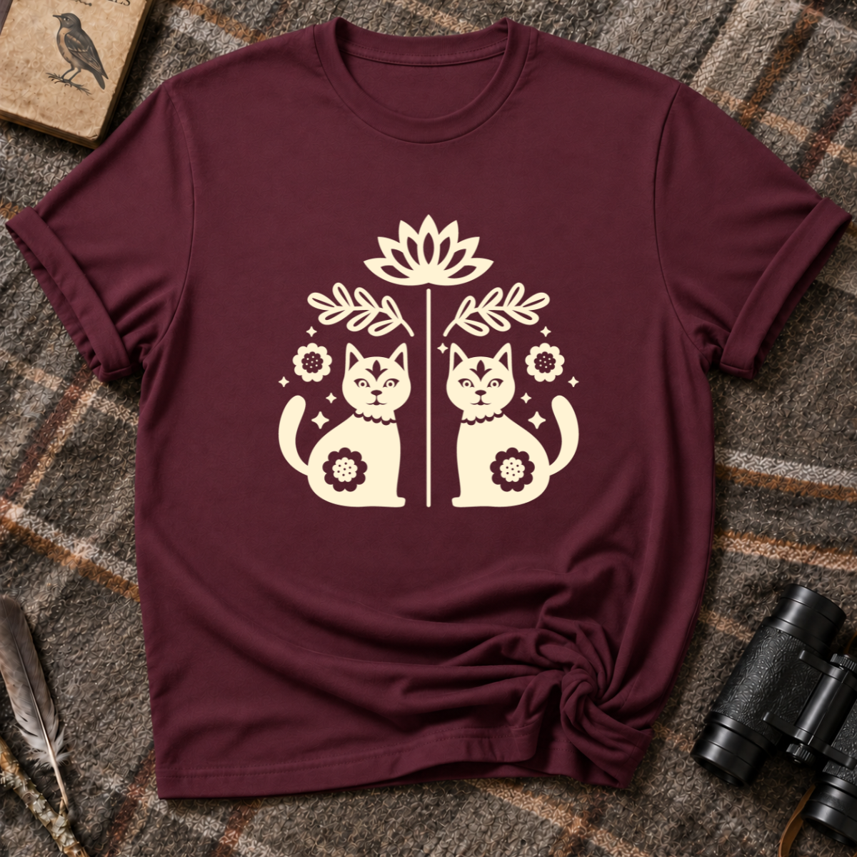 Chats en fleurs T-Shirt