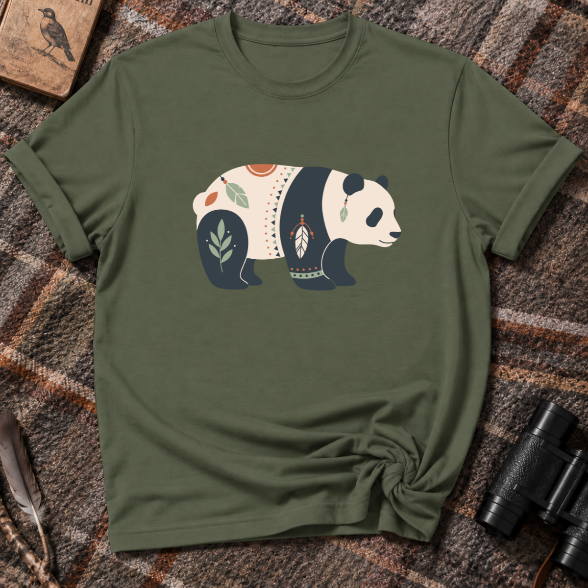 Floral Panda - T-Shirt