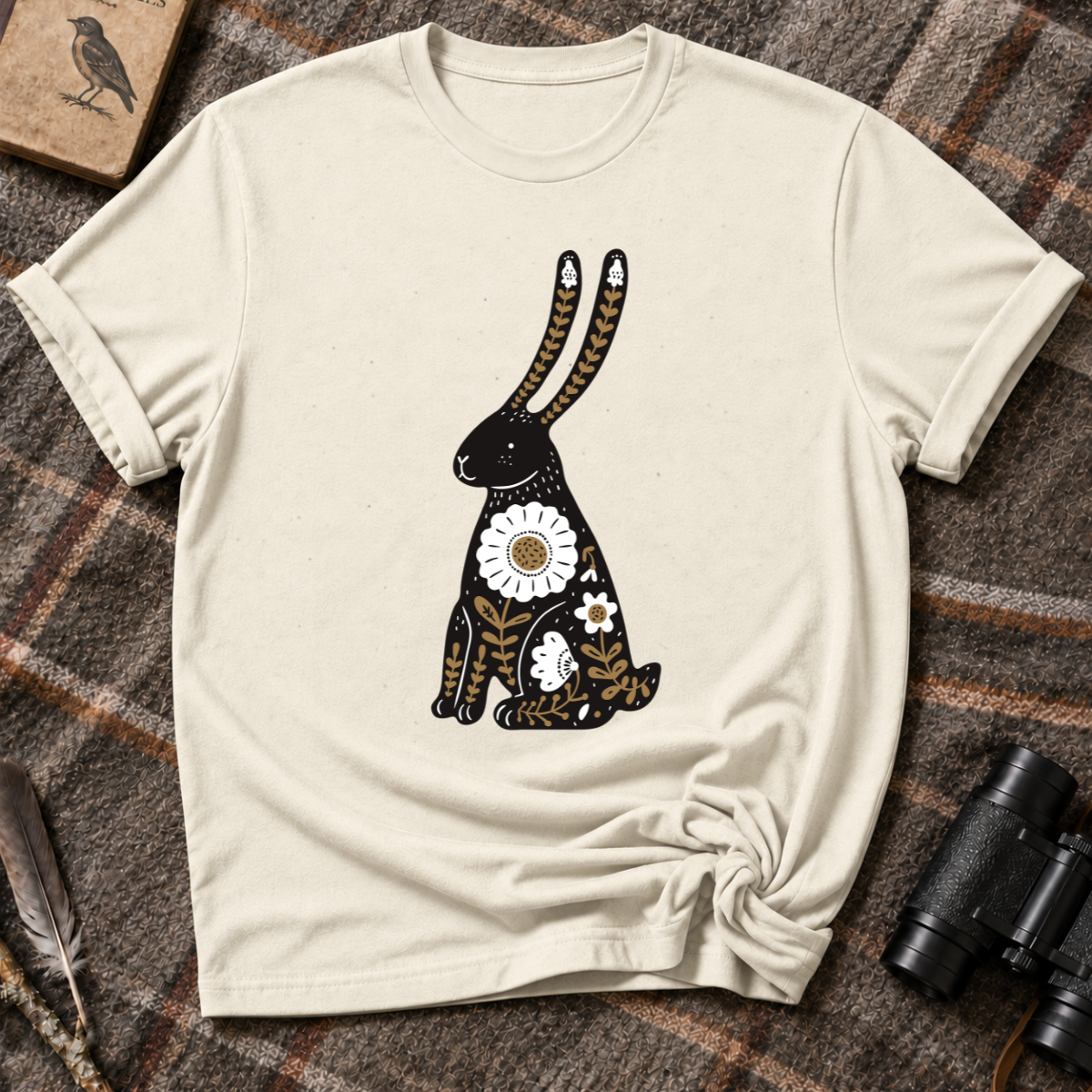 Floral Rabbit T-Shirt