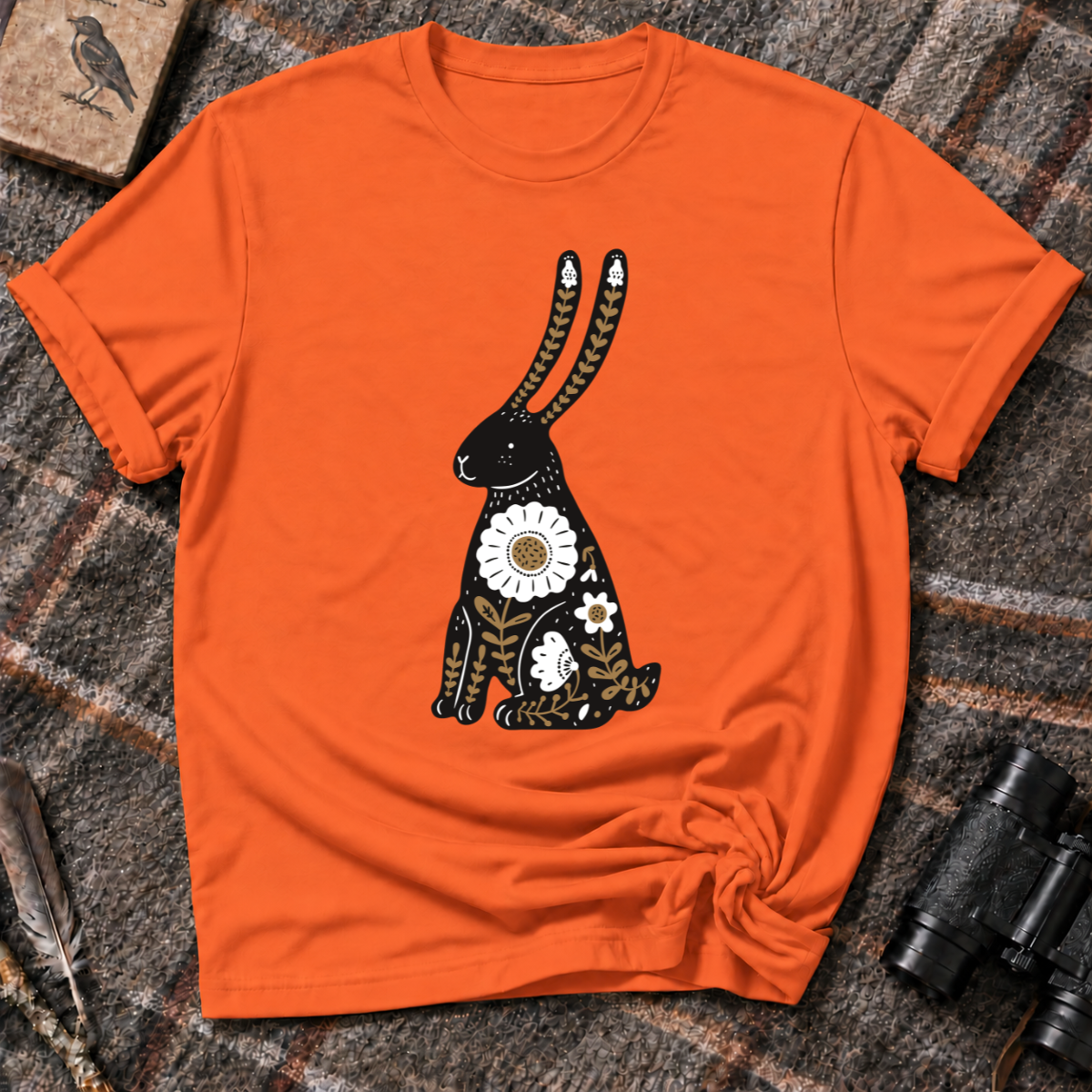 Floral Rabbit T-Shirt