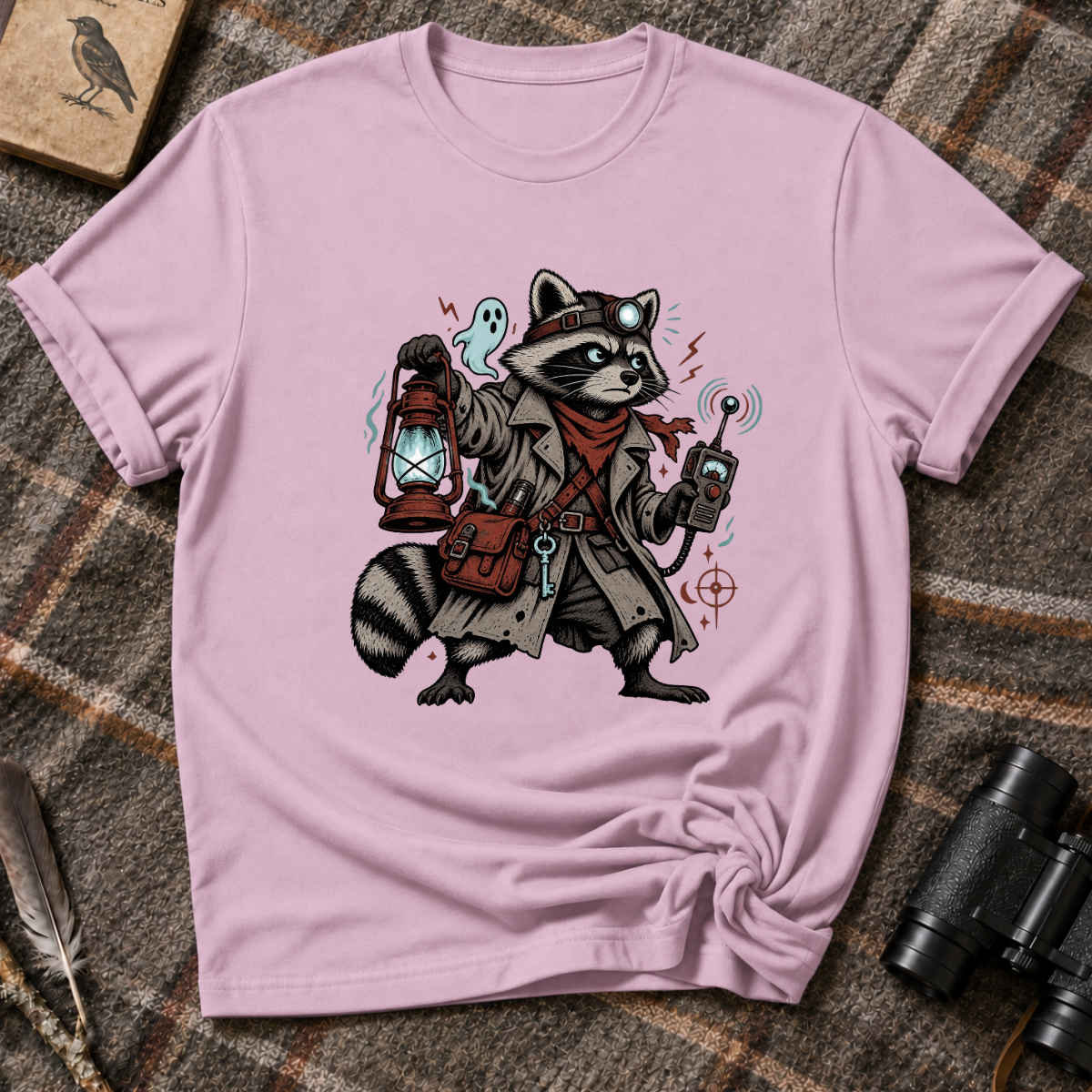 Ghost Hunter Raccoon - T-Shirt