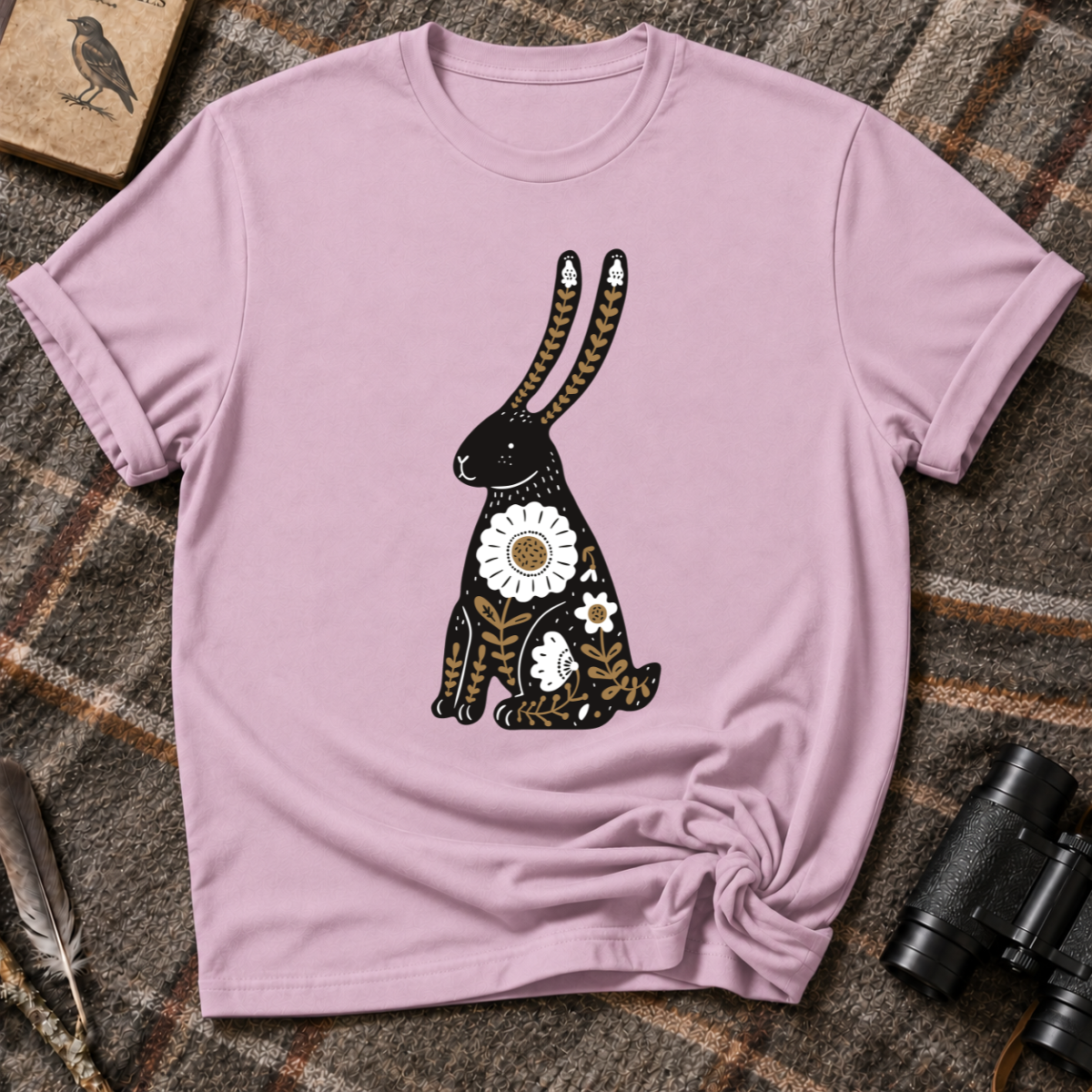 Floral Rabbit T-Shirt