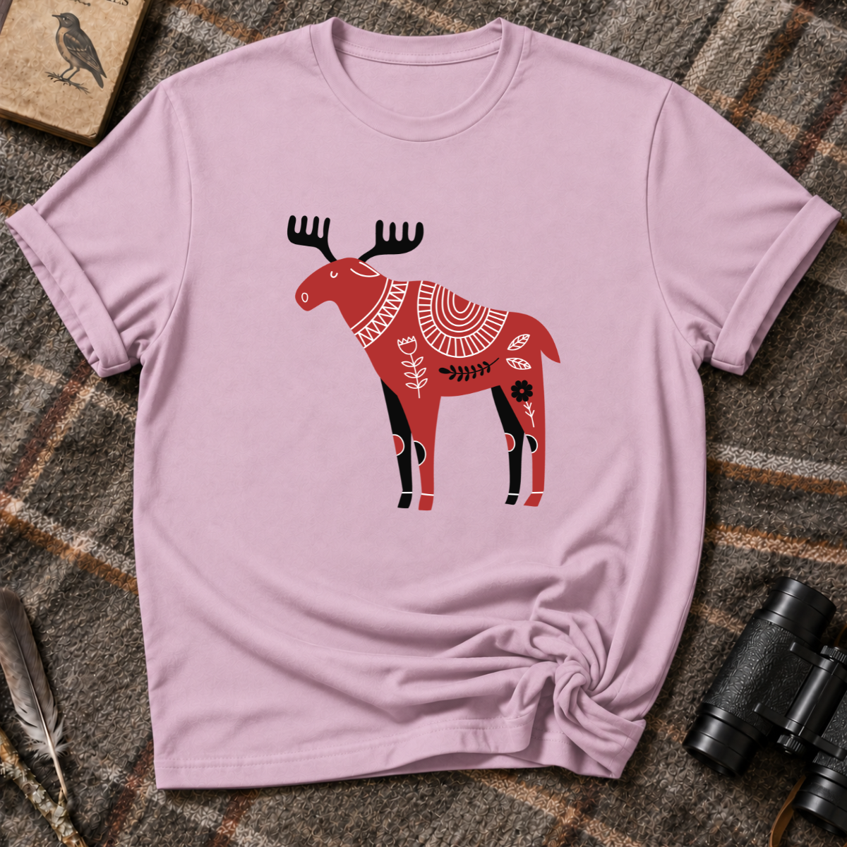 Floral Cow - T-Shirt