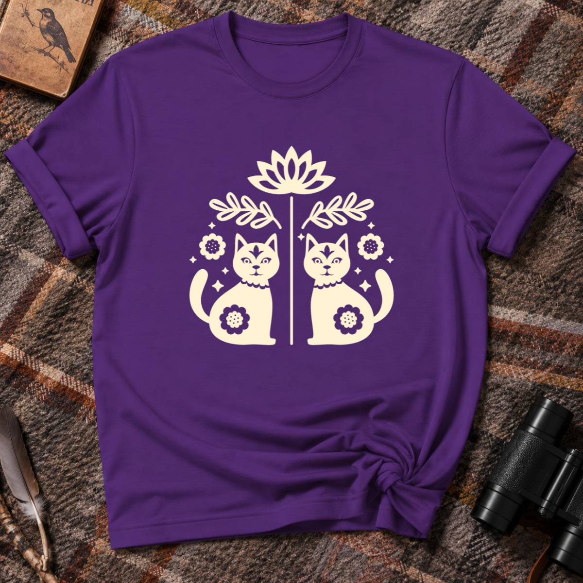 Chats en fleurs T-Shirt