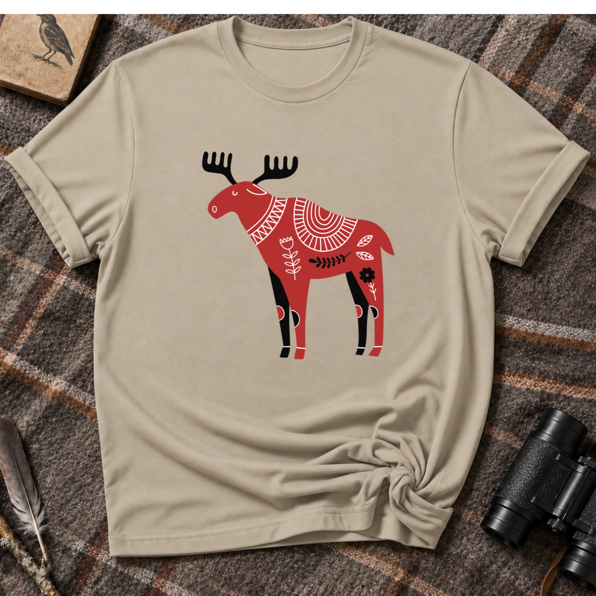 Floral Cow - T-Shirt