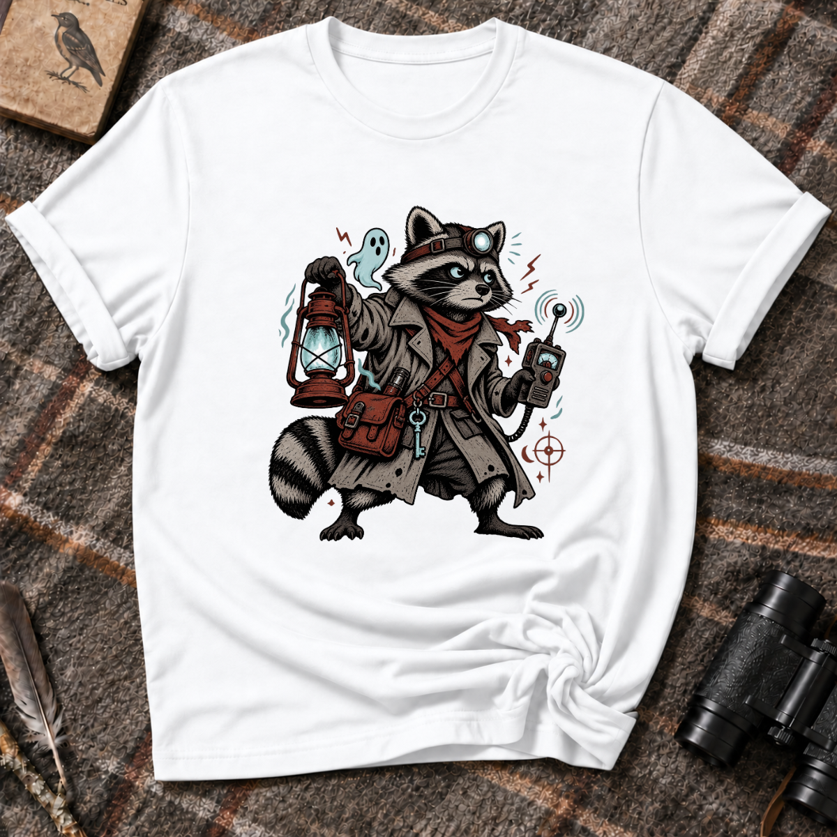 Ghost Hunter Raccoon - T-Shirt